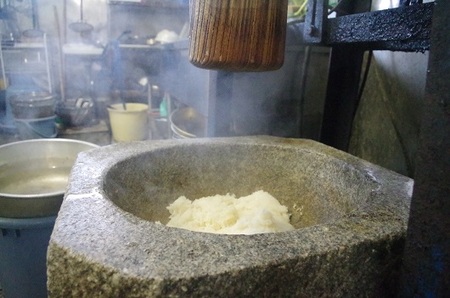 【日時指定必須】つきたて「のし餅」と自家製あんこセット（大）つぶあん [0011-0041]