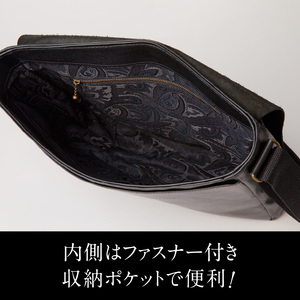 S056-014_ハンドメイド  リポーターバック（黒）