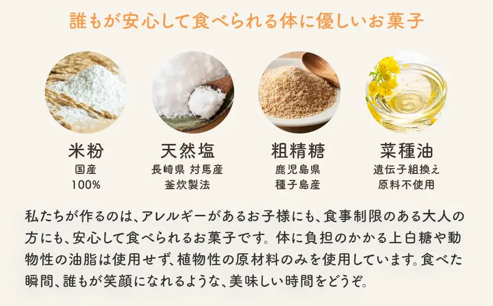おこめのおかし 7種 10袋   ( おこめボーノ ヌカビスケット おこめケットS )