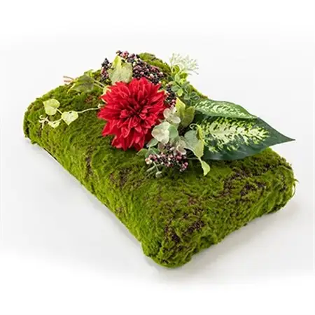 インテリアアートフラワー(赤)_花・観葉植物 造花・プリザーブドフラワー 花 _【1408586】