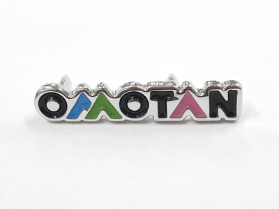 005-45OMOTANピンバッジセット（タテ型、ヨコ型各１個）