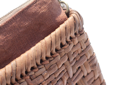 【雫石民芸社】天然ぶどう皮細工・ショルダーバック／葡萄皮 かばん 肩掛け 雫石町