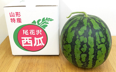 《先行予約 2026年度発送》山形県産すいか1玉（Lサイズ） スイカ すいか 西瓜 デザート フルーツ 果物 くだもの 果実 食品 山形県 FSY-0722