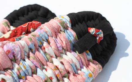 【雫石民芸社】手作り・布草履（女性用）25cm