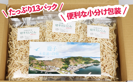 切り干し大根 小分け 520g NPO法人段畑を守ろう会 切干大根 天日干し 宇和島市遊子産 パック 大根 野菜 根菜 おかず 簡単 料理 農家直送 産地直送 数量限定 国産 愛媛 宇和島 F010-051004