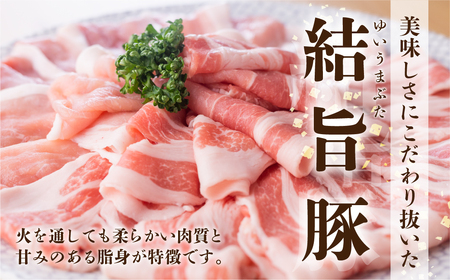 結旨豚 もも・ロース しゃぶしゃぶセット 400g×2種 計800g 部位 食べ比べ うす切り ゆいうまぶた 国産豚 岐阜県産 しゃぶしゃぶ 鍋 抗生物質 合成抗菌剤不使用 ブランド豚 10000円 1万円 [S424]