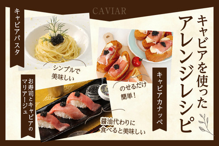 日南CAVIAR キャビア 5g 4個 計20g 魚卵 魚介 国産 食品 加工品 高級食材 贅沢 三大珍味 黒いダイヤ おつまみ ご褒美 記念日 お祝い パーティー オードブル 個包装 ギフト 贈り物 贈答 プレゼント お取り寄せ グルメ おすすめ 水産物 宮崎県 送料無料_FD3-23