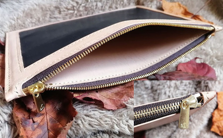 【ランドセルリメイク】ポーチ(通帳、母子手帳入れ)とお守りキーホルダーのセット FZ26-706