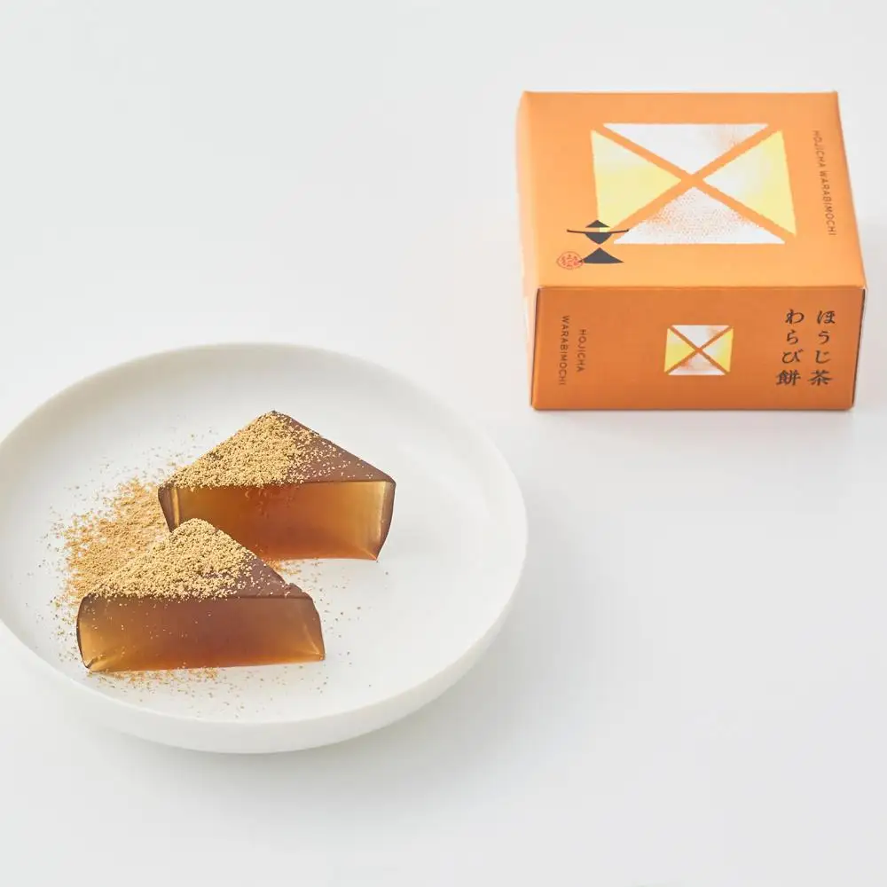 【文の助茶屋】わらび餅8個詰合せ（ニッキ・抹茶・和三盆・ほうじ茶・黒糖）