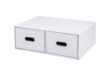 段ボールタンス　1個引き出し＆2個引き出しセット