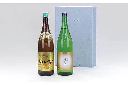 いいちこ/西の星 ビン(合計3.6L・1.8L×2本)酒 お酒 むぎ焼酎 1800ml 麦焼酎 いいちこ 西の星 常温 三和酒類 飲み比べ ギフト 贈り物【104303000】【山添産業】