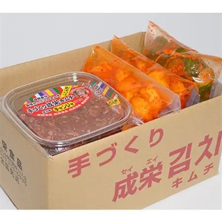 野菜と海鮮のMixキムチ7個セット　(白菜・きゅうり・大根・にんにく・チャンジャ・タコ・サキイカ)【配送不可地域：離島】【1053017】