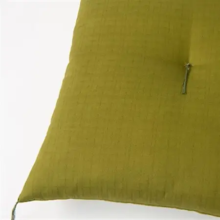 綿ふとん職人が手掛ける綿100%座布団【銘仙判】55cm×59cm【抹茶色】【1401283】