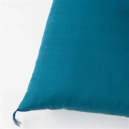 綿ふとん職人が手掛ける綿100%座布団【銘仙判】55cm×59cm【藍色】【1401287】