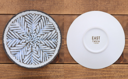 【美濃焼】食器8点セット 雪シリーズ 4種各2点ずつ 結晶【EAST table】皿 ランチ プレート 美濃焼 食器 ソーサー お皿 中皿 さら おしゃれ キッチン用品 プレート 小皿 取り皿 国産 日本製 国内産 おしゃれ 可愛い かわいい リビング カフェ レストラン ケーキ  セット [MBS086]