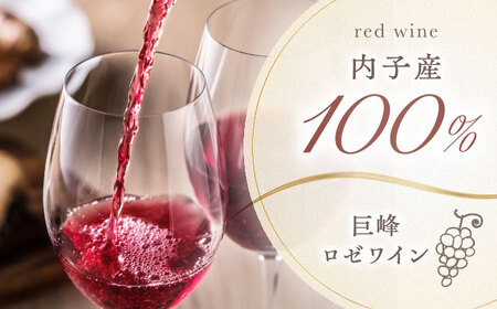 赤(山ぶどう)+ロゼ(巨峰) 1本約720ml 各1本 計1440ml BKAG004 ワイン