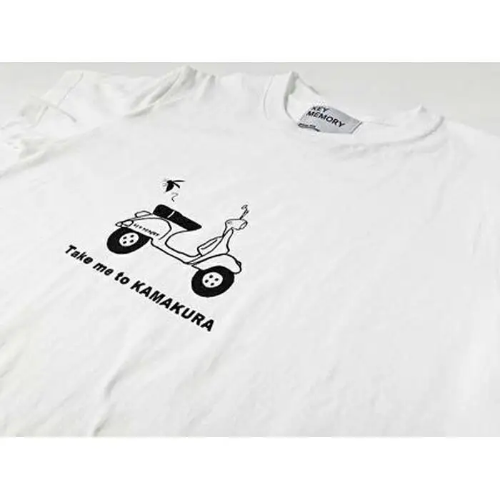 【3サイズ】【KEYEMORY鎌倉】ベスパTシャツ　WHITE