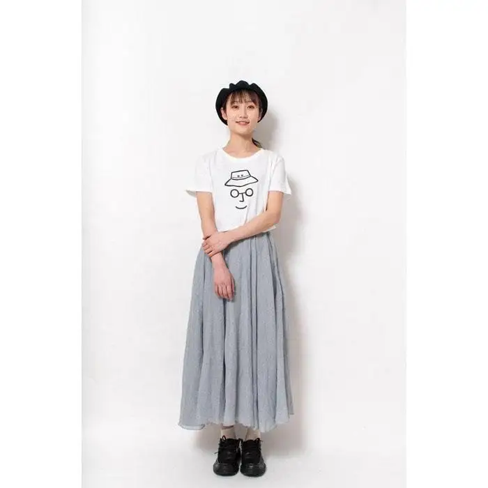《0》レディースM　バケットハットTシャツ　WHITE