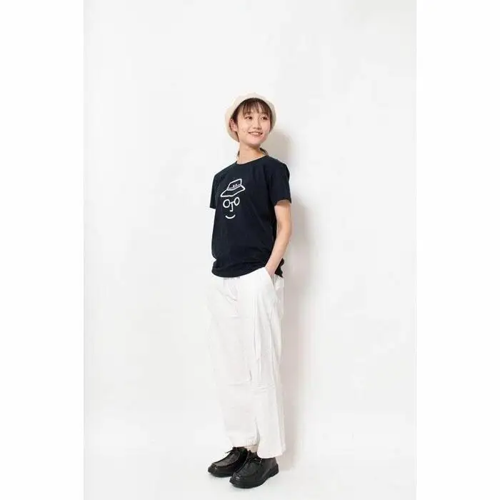 《1》レディースL・メンズS～M　バケットハットTシャツ　NAVY
