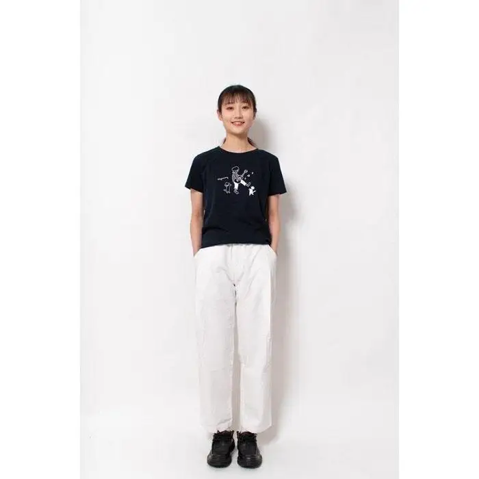 《2》メンズL　ミュージックTシャツ　NAVY