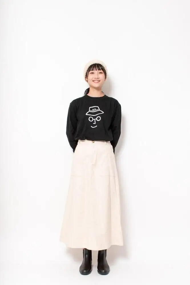 《0》【KEYMEMORY】バケットハットロングTシャツ　BLACK