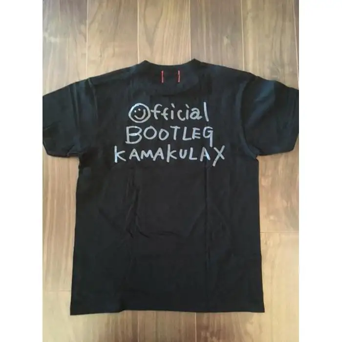 鎌倉ブランドの老舗「KAMAKULAX」の定番オリジナルHUG POWER ! Tシャツ【ブラック】Mサイズ