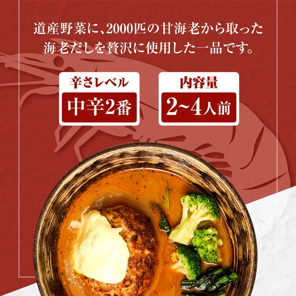 奥芝商店 とろけるチーズとおくしばーぐのスープカレー | 人気 ハンバーグ 海老 出汁 カレー 北海道 札幌市