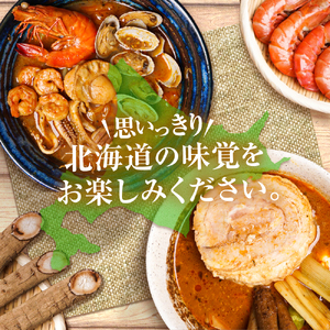 奥芝商店　竜宮の賄い海鮮スープカレー×トロトロ豚角煮スープカレー