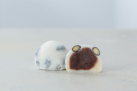 北海道の恵み豆大福4個×国産よもぎの草大福4個セット | 和菓子 おもち えにかいたもち 北海道 札幌市