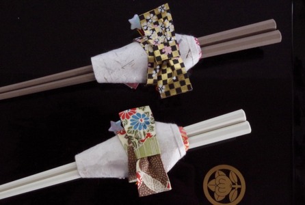 飛沫防止食器カバー＆箸カバー華姫（R）プリザーブドフラワー付き