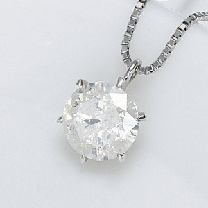 専用JC33★高級 大粒ダイヤモンド1ct K24 ヘッド 鑑別付 Deliciae 大粒1カラット1粒 ダイヤモンドペンダント ネックレス 6本爪