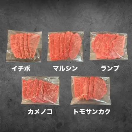 博多和牛焼肉5種食べ比べセット《合計500g》_肉 焼肉 牛肉 やきにく ヤキニク バーベキュー  肉 黒毛和牛 牛肉 _【配送不可地域：離島】【1413625】