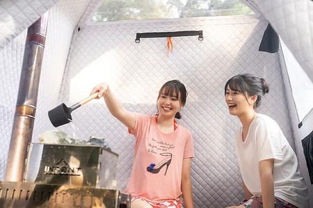 白州・尾白の森名水公園べるが　リバーサイドテントサウナ利用券 [h225]