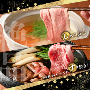 鹿児島黒牛すきしゃぶ食べ比べセット(ロースもしくはカタローススライス500g・モモもしくはカタスライス500g) 国産 九州産 牛肉 黒牛 黒毛和牛 焼き肉 すき焼き しゃぶしゃぶ 肩ロース【さつま屋産業】_y425