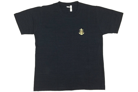 Tシャツ【呉鎮守府】 ネイビー Mサイズ 紺 tシャツ navyオリジナル シャツ 半袖 綿100% 海軍 くれちん 大人 日本製 広島県 呉市 ku091-050-m-r