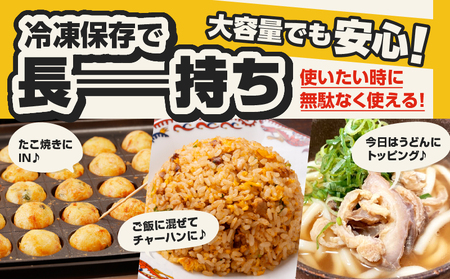 自家製 国産 牛 あぶらかす 小 1kg (500g×2) ホルモン 油かす かすうどん お好み焼き