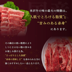 牛肉 A5 ランク 米沢牛 B セット 切り落とし 700g 焼肉 500g 計1.2kg [佐貝肉店 山形県 高畠町 tk06ayt260007]