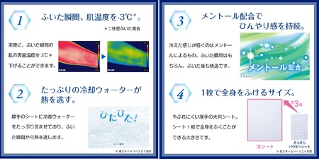 SA2908　花王 ビオレ 冷シート 3種詰め合わせ　計6袋