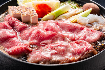 【厳選部位】博多和牛 サーロイン しゃぶしゃぶ すき焼き 用 スライス 500g 化粧箱 [MEAT PLUS 福岡県 筑紫野市 21761007]