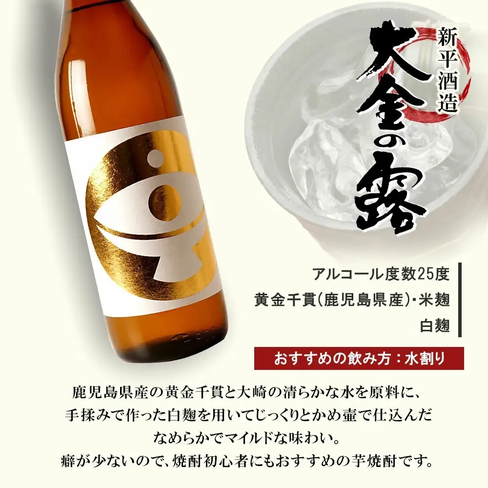 【お手軽セット】華奴＆大金の露　900ml