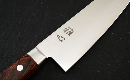 包丁『雅心』三徳包丁 キッチン用品 万能包丁 ステンレス鋼材VG1 錆びにくい 耐摩耗性 鋭い切れ味 職人手作業 両刃 手になじむ 握りやすい 