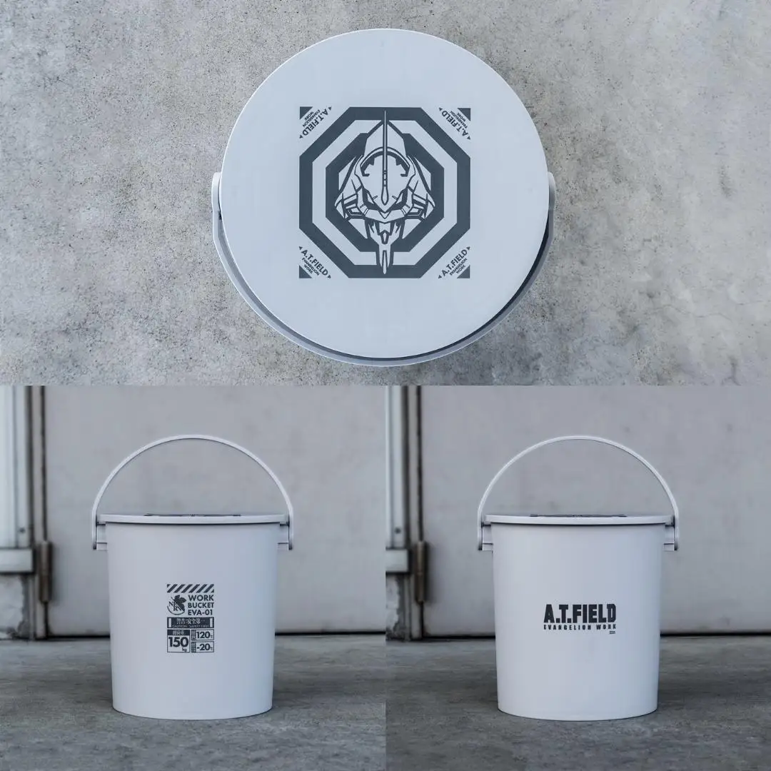 [A.T.FIELD] ワークバケット初号機モデル ツールケース 作業工具入れ 収納用品 アウトドア用品 エヴァンゲリオン 【019S054】