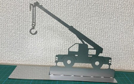 蚊取り線香ホルダーヘリコプターとラフタークレーン