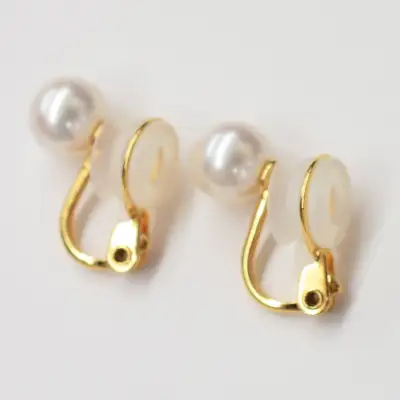 S085-323A_天草産 8mm-8.5mm あこや真珠 ホワイトピンク 花珠級 スタッド パールピアス イヤリング【E：イヤリング SV925（ゴールド）※直結】