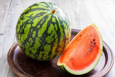 【期間限定】 上棚 すいか 2玉 [米吉農園 石川県 志賀町 BA4119]