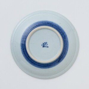 伊万里陶苑　ぶどう柄18cm皿（縁付） 070-H975