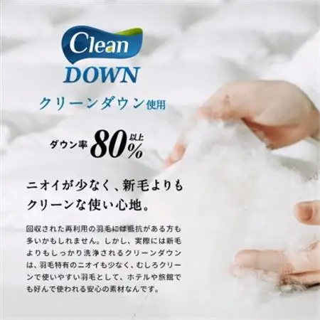 クリーン羽毛(リサイクル羽毛)掛布団　シングル　羽毛量1.4kg　色、柄おまかせ_雑貨・日用品 布団 寝具 _【1416590】
