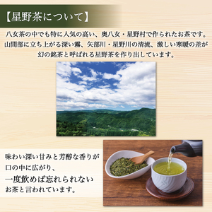 【ふるさと納税】【2025年産】星野村の八女茶 2本セット [a9273] 株式会社 ゼロプラス 【返礼品】添田町 ふるさと納税