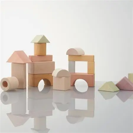 エドインターの知育玩具【つみきのいえM 】(日本産/木製玩具)【1329428】