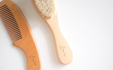 ヘアブラシ、コームセット hairbrush&combset (刻印あり)ギフトセット 名入れ ヘアブラシ コーム